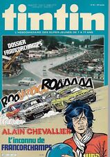 TINTIN N° 409 DE 1983 COMME NEUF . COUVERTURE ALAIN CHEVALIER, FRANCORCHAMPS