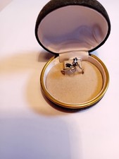 Bague En Argent Avec Saphirs