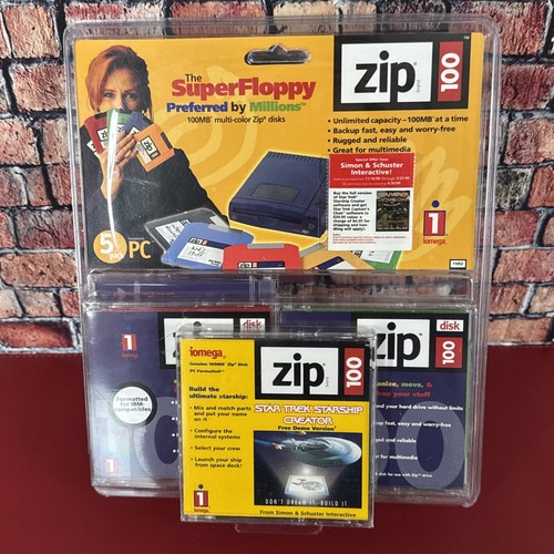 Nos pack iomega zip - iomega, 100