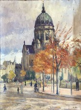 Tableau ChristusKirche Mainz par Henri LAVOUÉ (1883-1972) en 1924