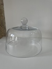 JOLIE CLOCHE A FROMAGE GÂTEAU CAKE EN VERRE COLLECTION PÂTISSERIE CUISINE DECO