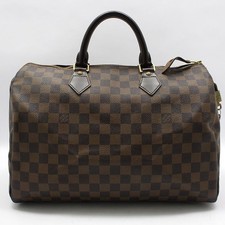 Louis Vuitton Sac de tirage Speedy 35 en toile Damier Ebene N41523 138165442