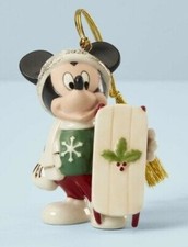 Ornement Mickey Laissez Tomber La Neige Noël Lenox Disney 2020 #889975