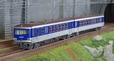 LS Models 11032 Autorail EAD X4638 - XR8650, bleu, TER SNCF, Nevers