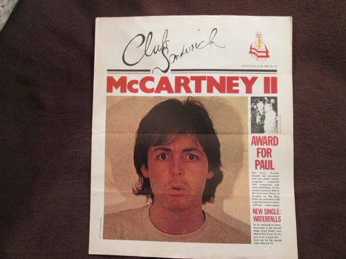 Paul mccartney club - mccartney, sandwich