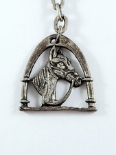 PORTE-CLES - CHEVAL - Étrier, Métal - Hippisme PMU Courses Vintage 1960s Chance