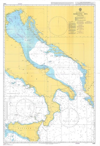 Carte marine admiralty mer - carte,