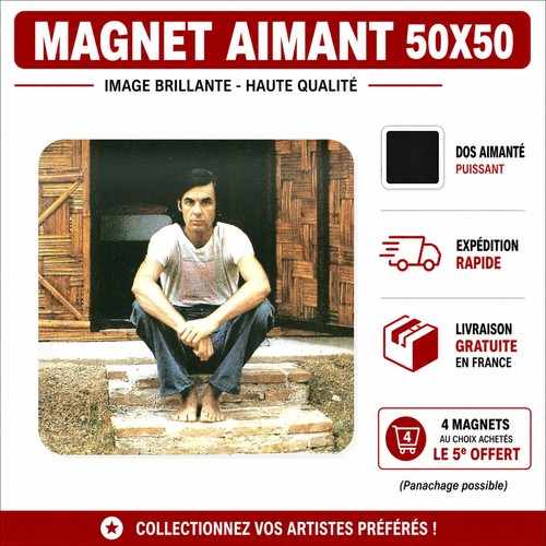 Magnet gérard manset - magnet, 5x5