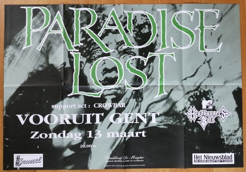 Paradise lost affiche - affiche, concert