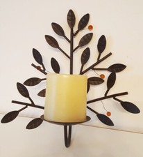 Bougeoir mural décoratif en fer