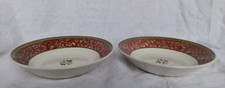 2 assiettes creuses en faïence anglaise Churchill D. 20 cm