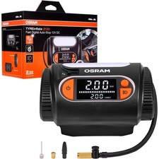 Gonfleur de pneus écran numérique XXL avec lampe LED 12V TYREinf