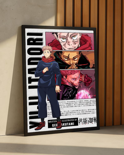 Jujutsu kaisen poster - jujutsu, yuji