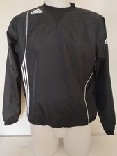  Pull Matière K-way Homme Adidas Noir Equipe De France Militaire De Football 