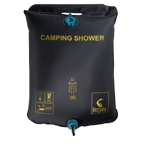 Douche camping solaire l - 20,