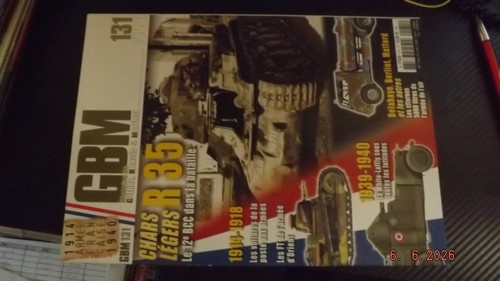 Revue gbm guerre blindés - gc,