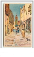 E. Lessieux - Cie Gle Transatlantique - Une rue de Fez - 4168
