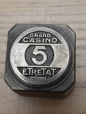 Matrice de jeton de jeu poker cartes casino  Etretat