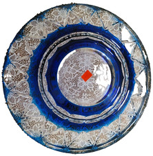 Grande coupe cristal doublé