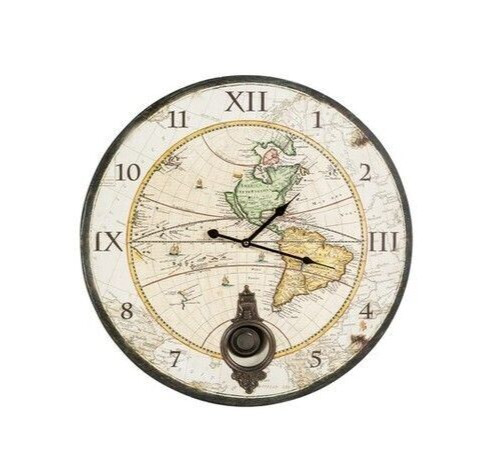 Horloge murale ronde pendule - horloge,