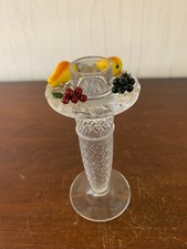 Bougeoirs en cristal de Saint