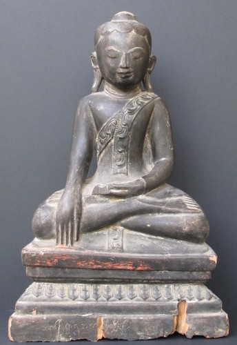Antique bouddha shan bois - en,
