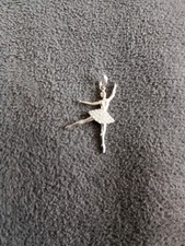 Pendentif Or Blanc Danseuse 750 18 Carats