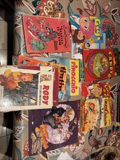 Lot De 13 Livres Jeunesse Maya L’abeille Candy Tintin Gigi Fous Du Volant Bibi
