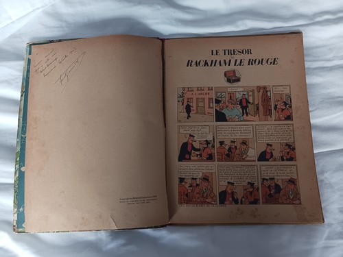 Tintin trésor rackham - tintin,