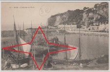 NICE. L'Entrée du PORT - (Voiliers vers 1900, jolie carte nette).