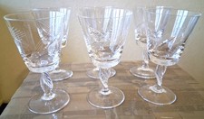 6 Verres à Vin  anciens en