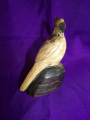 Sculpture statuette oiseau - , en