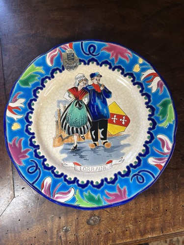 Assiette emaux longwy - assiette, de