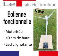 DECOR MODELISME   EOLIENNE  TRAIN HO