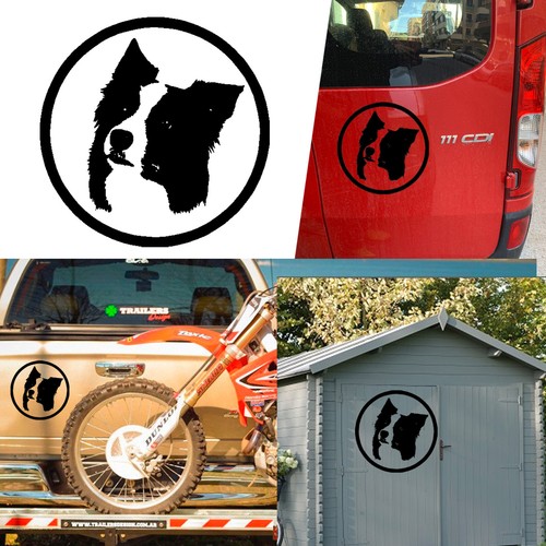 Border collie autocollant en - collie,,