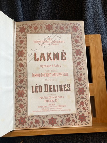 Delibes lakmé partition chant - delibes,