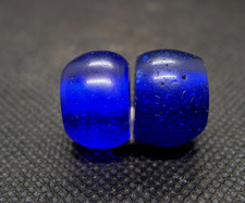 17mm 2 Perles Ancien Verre
