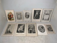 LOT DE 10 ANCIENNE IMAGE PIEUSE EN DENTELLE N°5