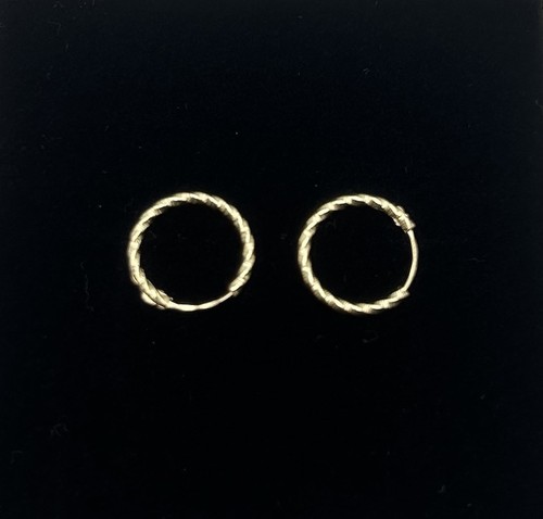 Boucles oreilles 18k - or,