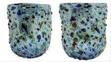 Paire verres en verre - verres,