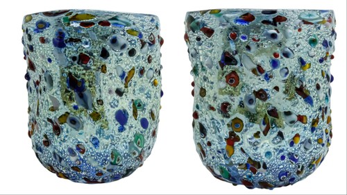 Paire verres en verre - 2,