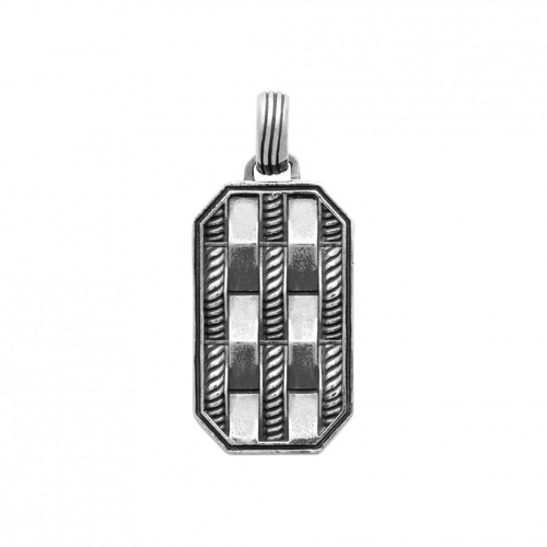 Pendentif plaque ciselée - pendentif,