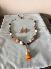 Collier Ethnique Belles Perles Anciennes