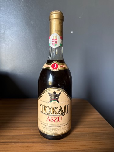 Tokaji aszu 1988 vin liquoreux - tokaji,