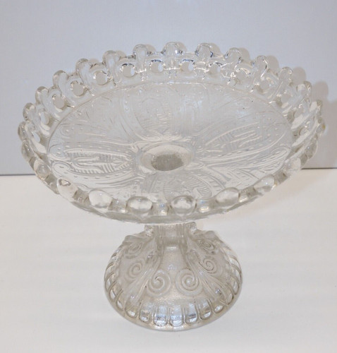 Joli ancien compotier verre - -joli,
