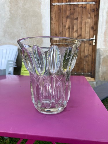 Vase verre art déco val - verre,