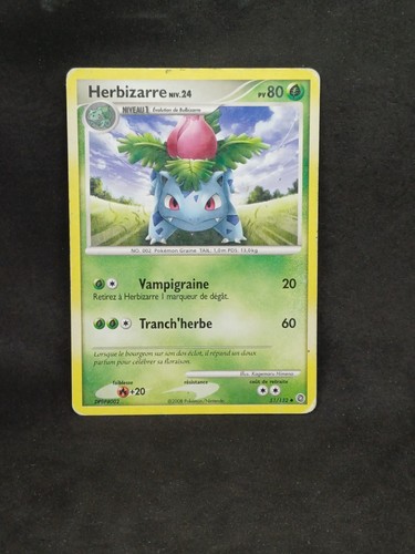 Carte pokémon herbizarre - pokémon,