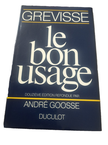 Bon usage grammaire - -,