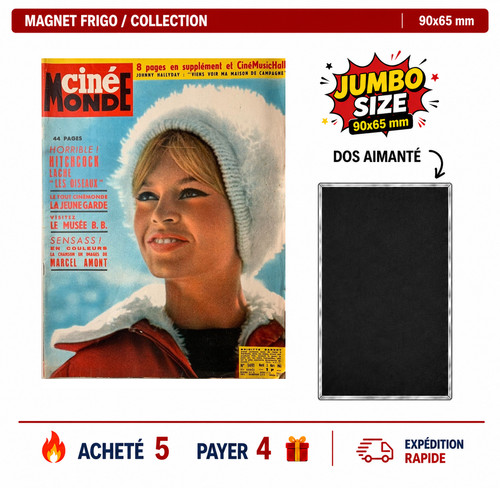 Magnet frigo brigitte bardot - frigo,