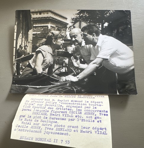 Ancienne photo presse - de,